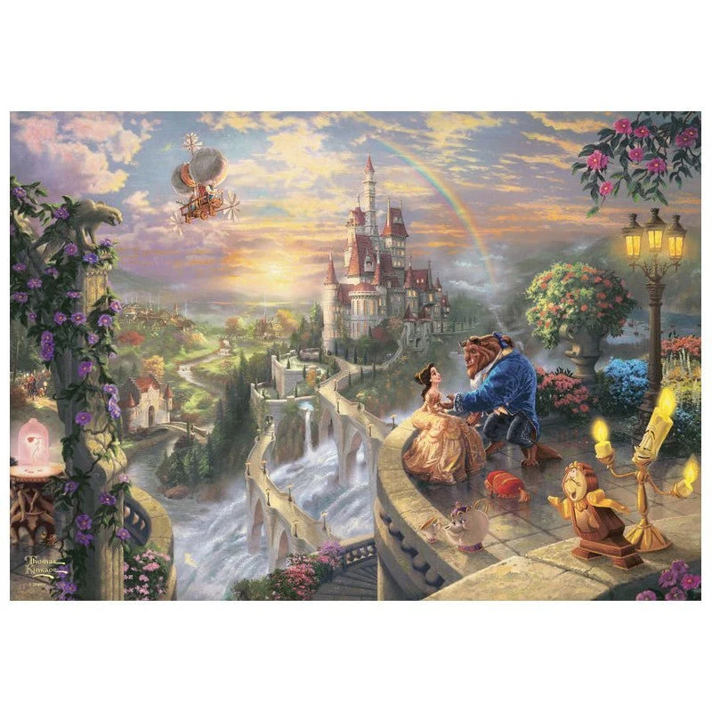 Boîte abîmée - Puzzle Disney - 500pcs : La Belle Et La Bête