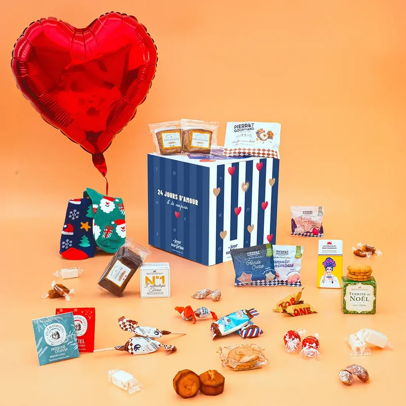 Calendrier de l'avent - Couple gourmand duo à partager