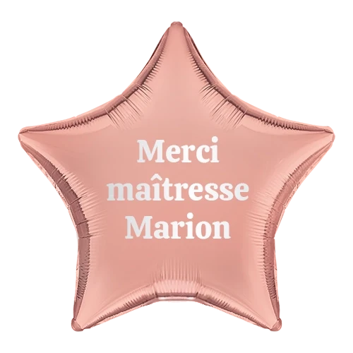 Ballon personnalisé avec votre message