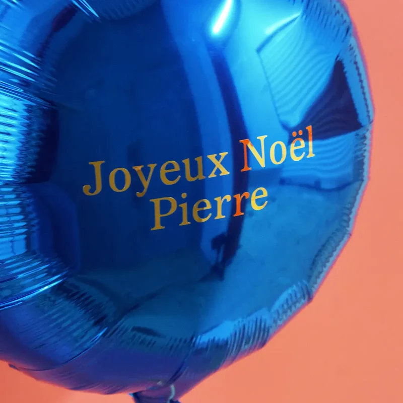 Ballon personnalisé avec votre message