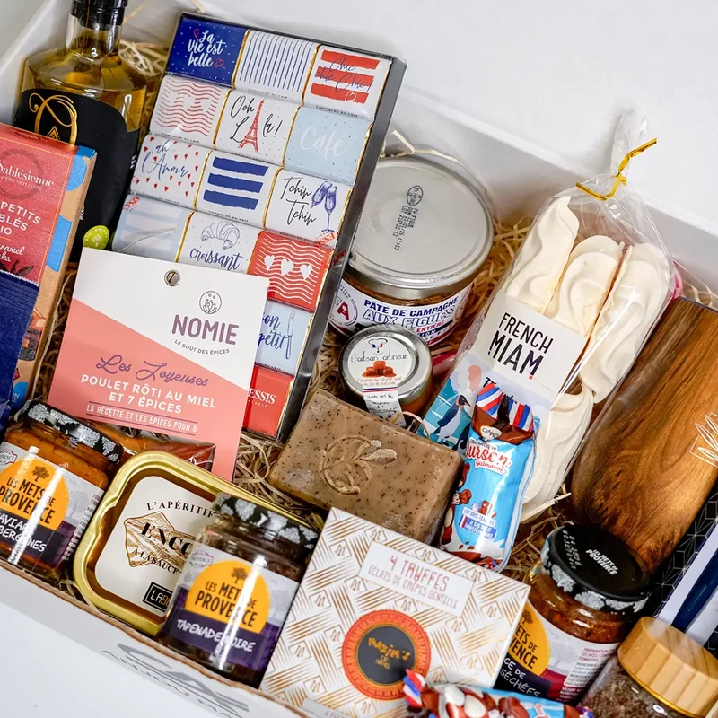 Coffret cadeau gourmand à composer soi-même en ligne