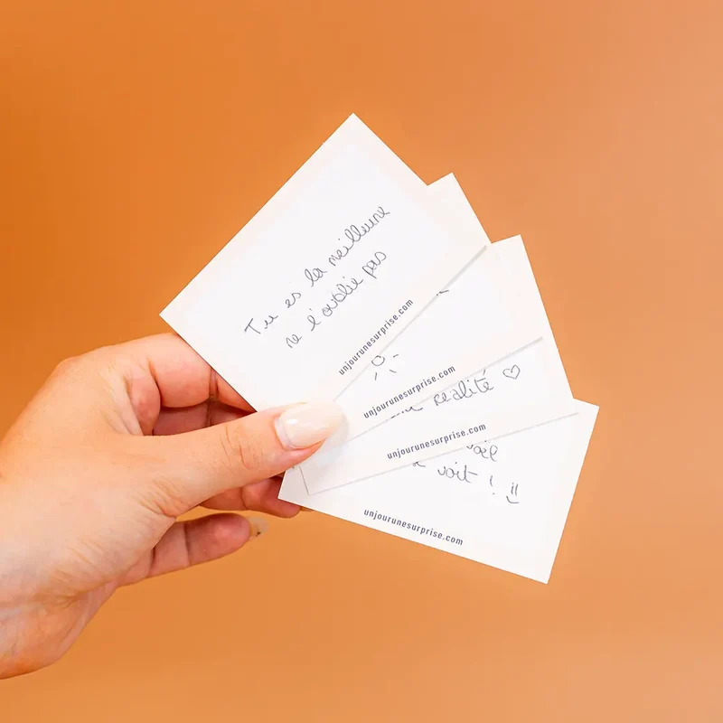 Carte avec message