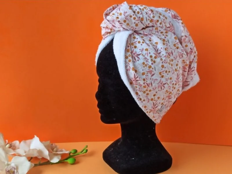 Serviette -Turban pour cheveux