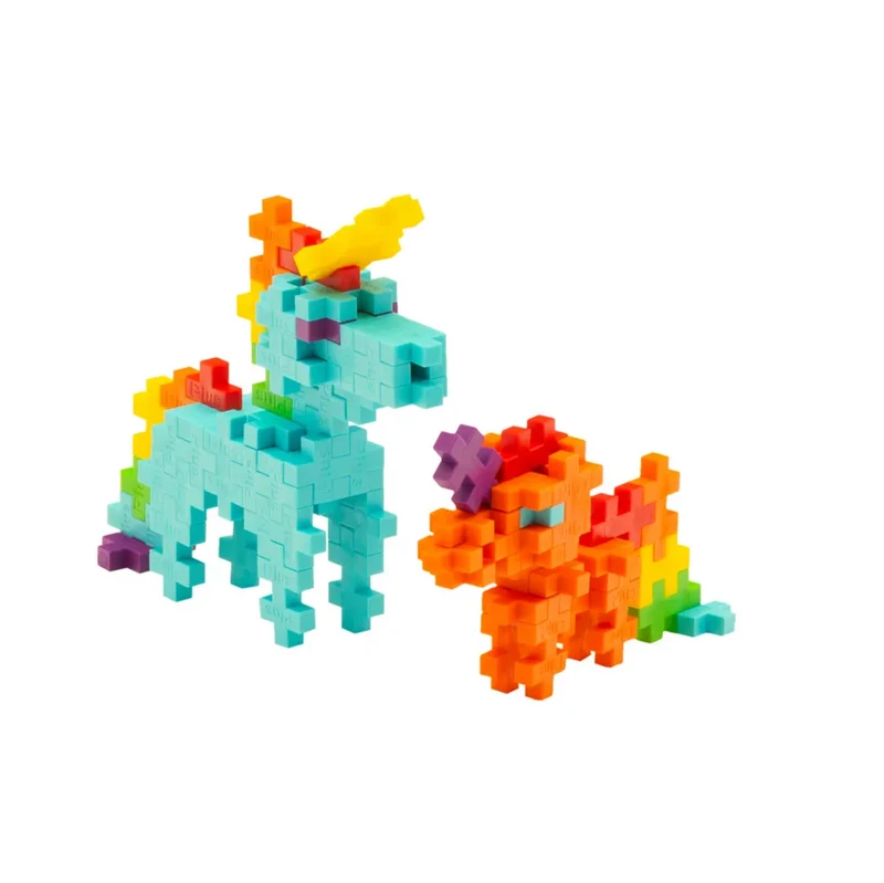 Plus plus | Tube Licorne arc-en-ciel 100 pièces