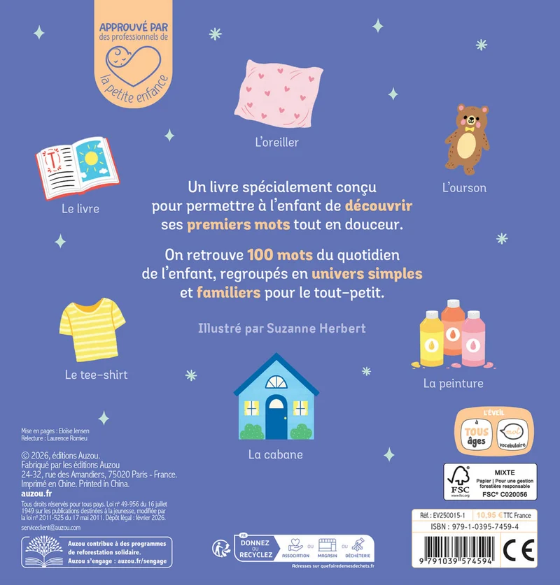 Livre | Mes 100 mots pour bien grandir