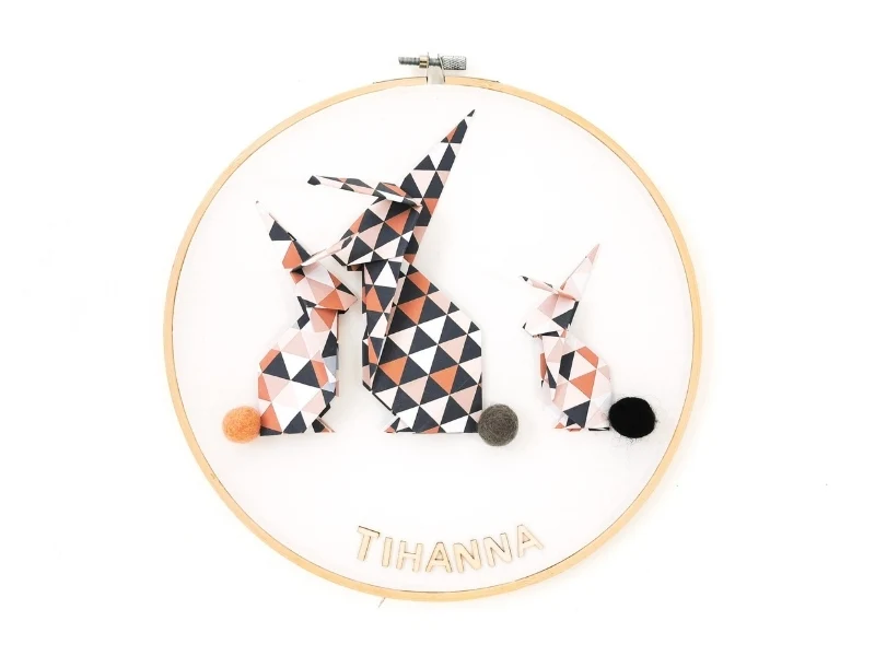 Tambour décoratif pour bébé personnalisable avec le prénom