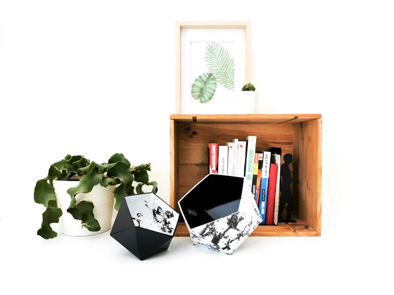 Deux boîtes Origami pour vide poche ou boîte à bijoux