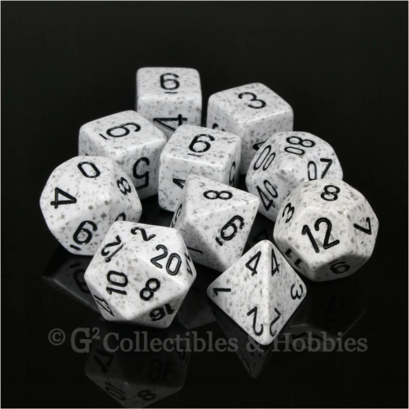 RPG Dice Set Elemental Arctic 10pc