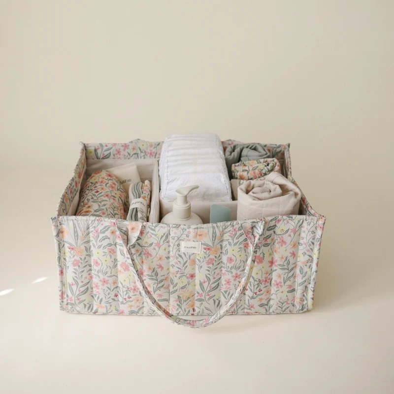 Panier de rangement | Fleurs de printemps