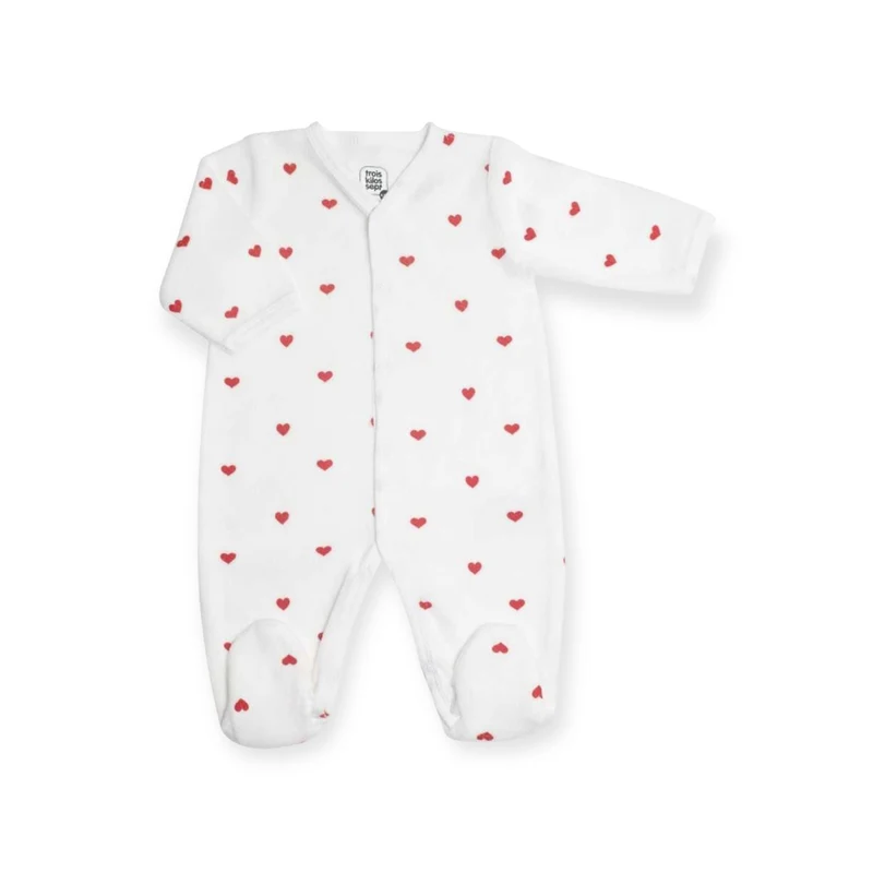 Pyjama | Coeurs rouge