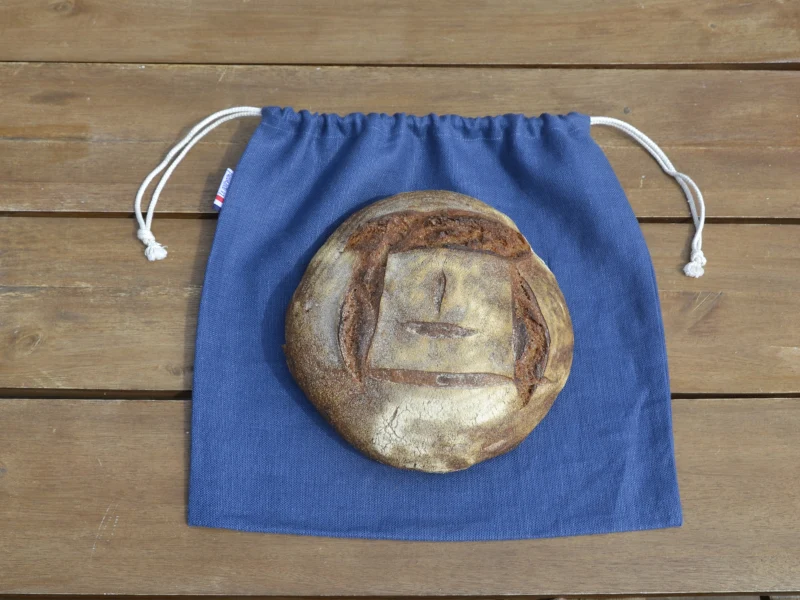 1 sac à pain en lin "Le Gourmand"