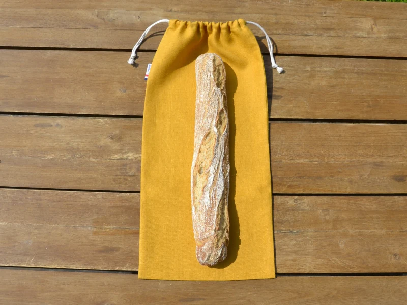 1 sac à baguettes en lin "Le Craquant"