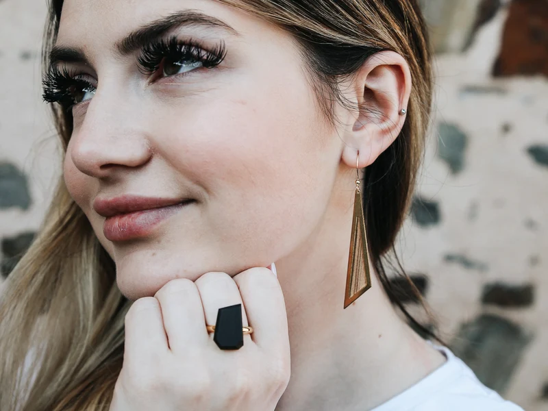 Boucles d'oreilles Sierra triangles