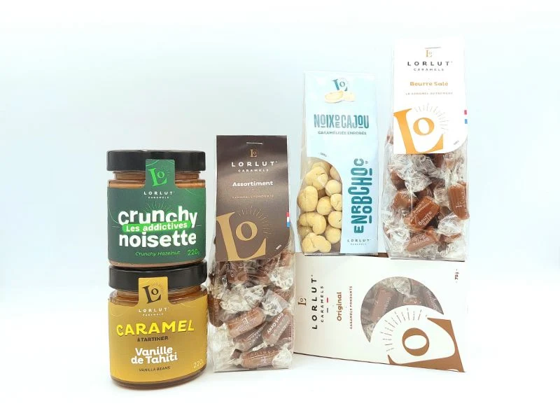 Caramels pour la Famille : Caramel et Pâte à Tartiner, Caramels Fondants & Noix de Cajou au chocolat blanc