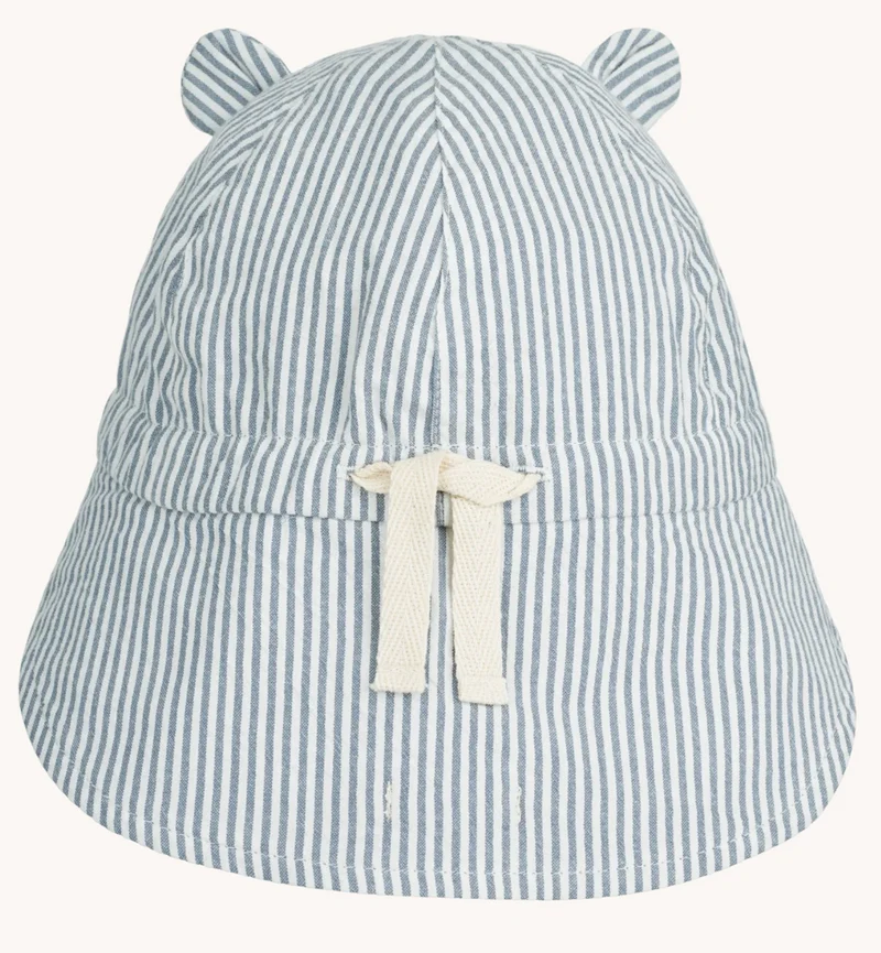 Chapeau | Rayures bleues