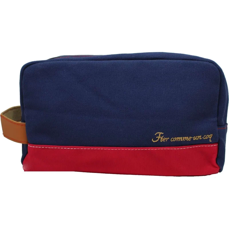 Trousse de voyage homme brodée "Fier comme un cop"