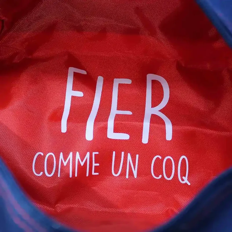 Trousse de voyage homme brodée "Fier comme un cop"