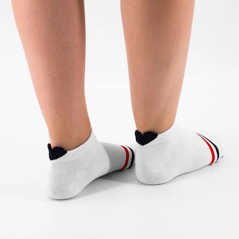 1 paire de socquettes coup de cœur - taille unique du 35 au 41