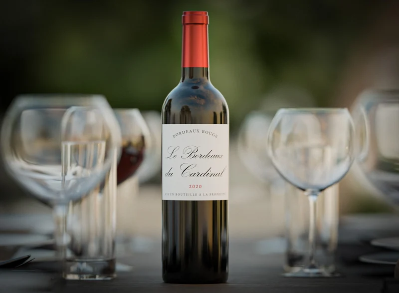 Coffret vin de Bordeaux 2 bouteilles rouge AOC Bordeaux