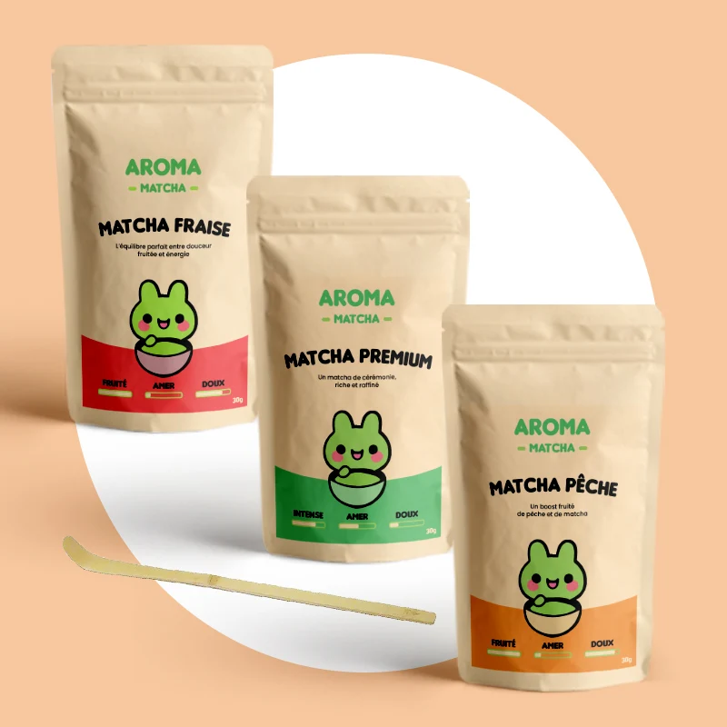 Coffret Découverte Matcha Fruité + Cuillère doseuse offerte