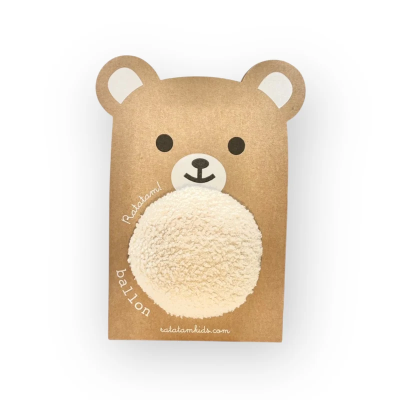 Balle peluche | Ourson | 12cm