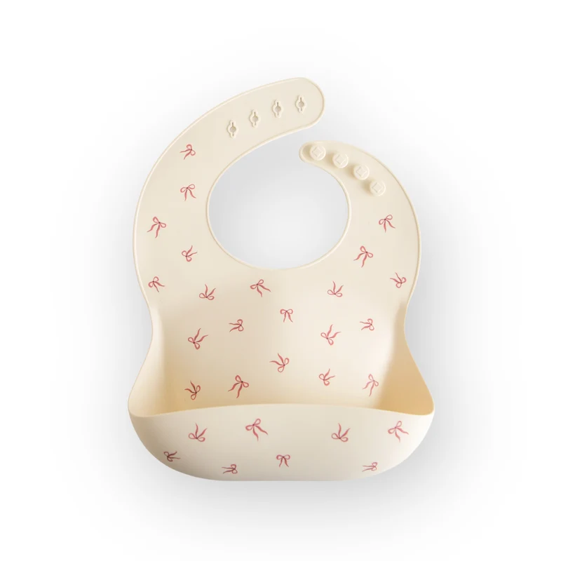 Bavoir en silicone | Noeuds