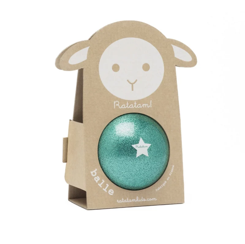 Ballon pailleté | Vert | 10cm