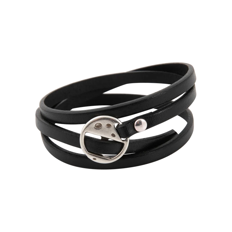 Bracelet Lanière en cuir 3 tours