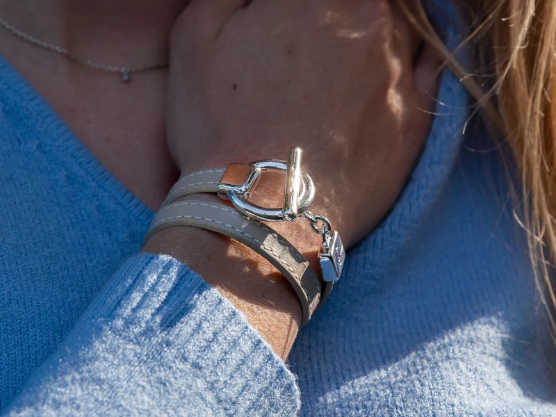 Bracelet en cuir "Tige"