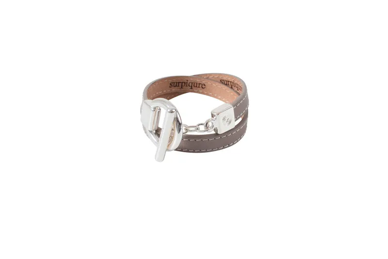 Bracelet en cuir "Tige"