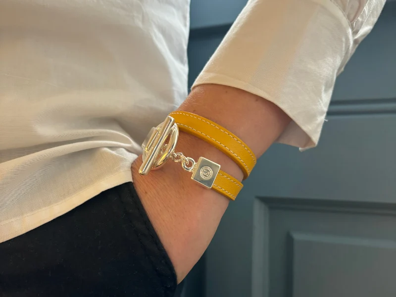 Bracelet en cuir "Tige"