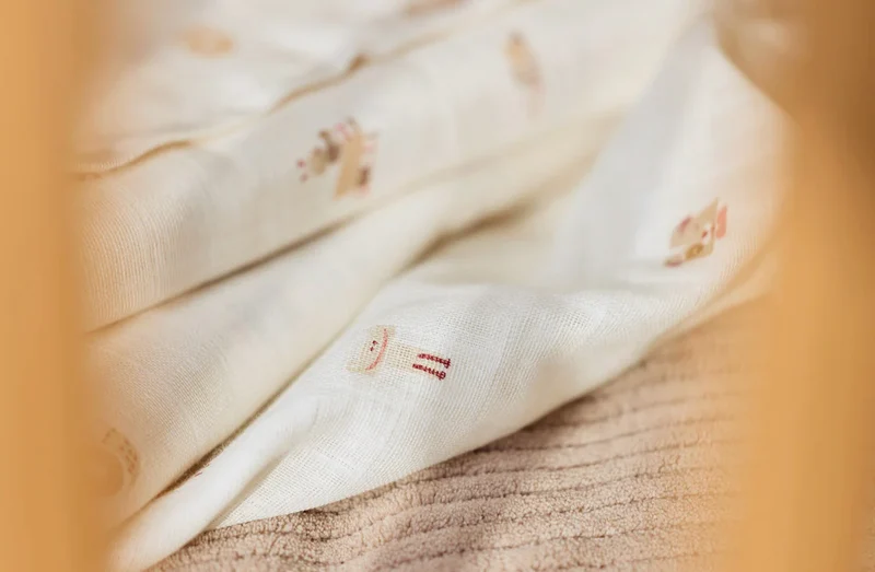 Langes gaze de coton | 115cm | Animal Friends