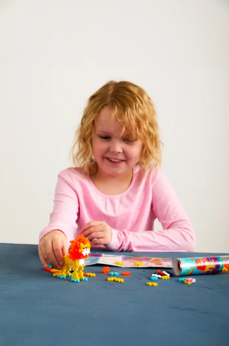Plus plus | Tube Lion 100 pièces