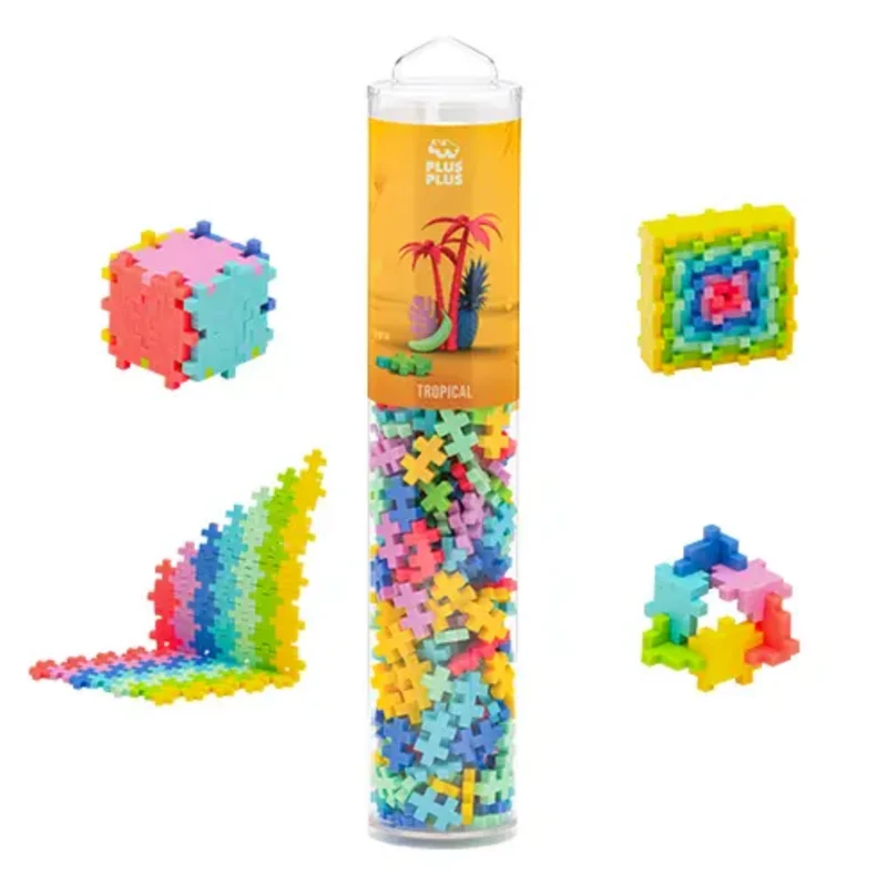 Plus plus | Méga tube Tropical 240 pièces