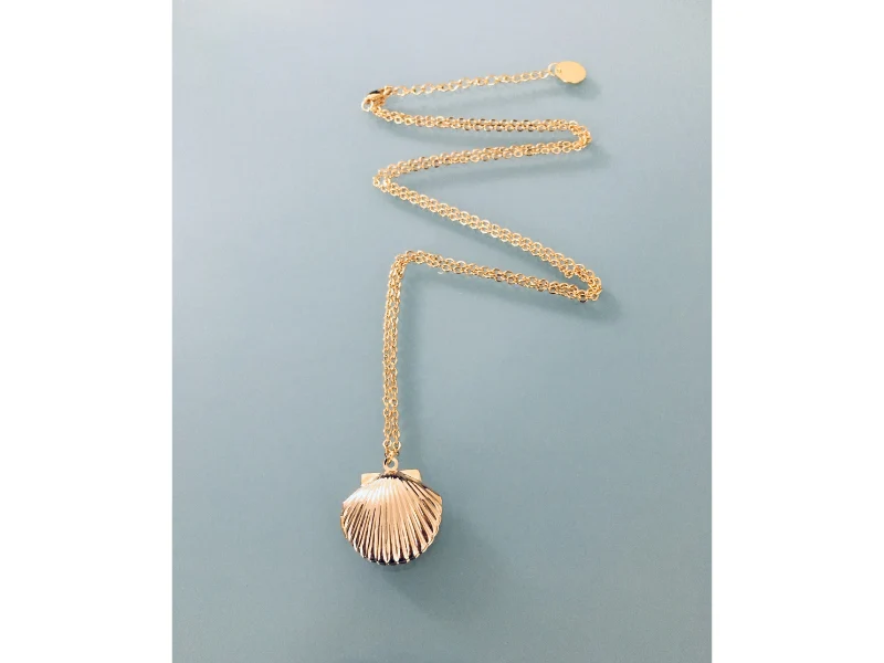 Collier sautoir photo coquillage