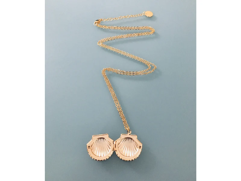 Collier sautoir photo coquillage
