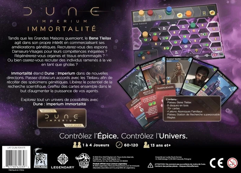 Dune Imperium - Extension Immortalité