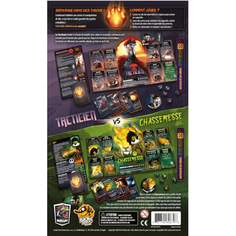 Dice Throne S2 - Tacticien vs Chasseresse