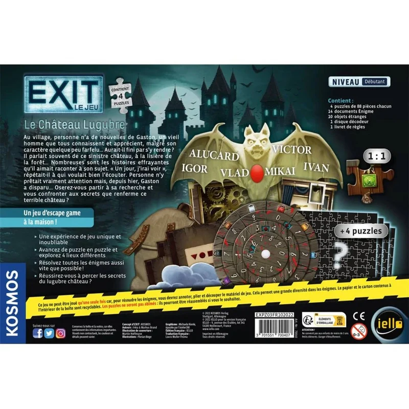 Exit Puzzle: Le Chateau Lugubre