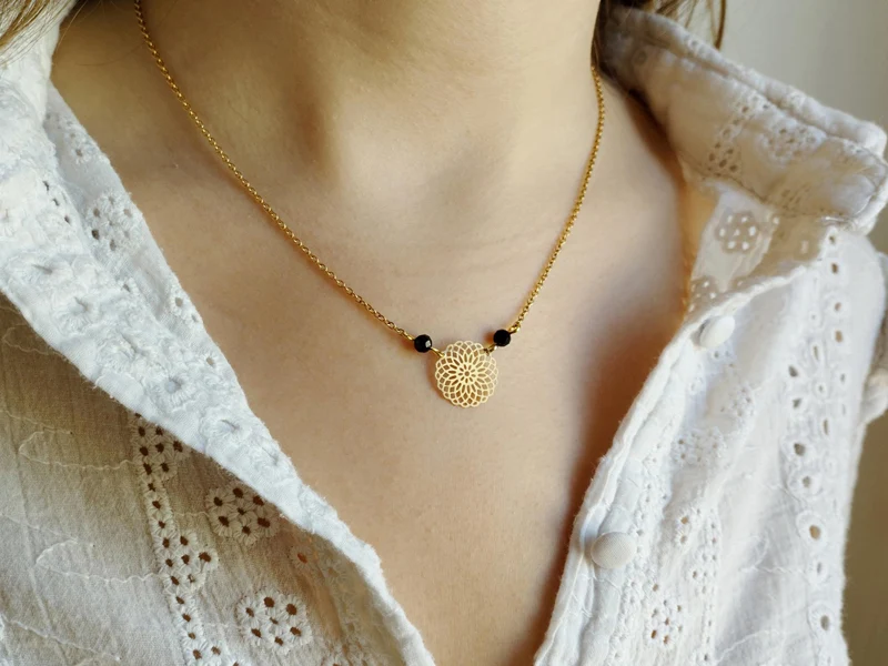 Collier Axelle, avec ou sans pierre