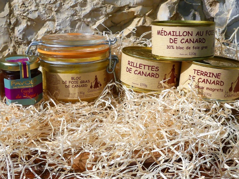 Coffret Découverte du Quercy : Foie Gras, Rillettes et Confiture