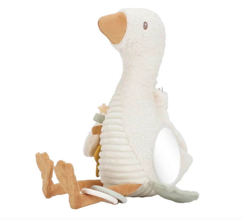 Peluche d'activités Oie | Newborn Neutrals