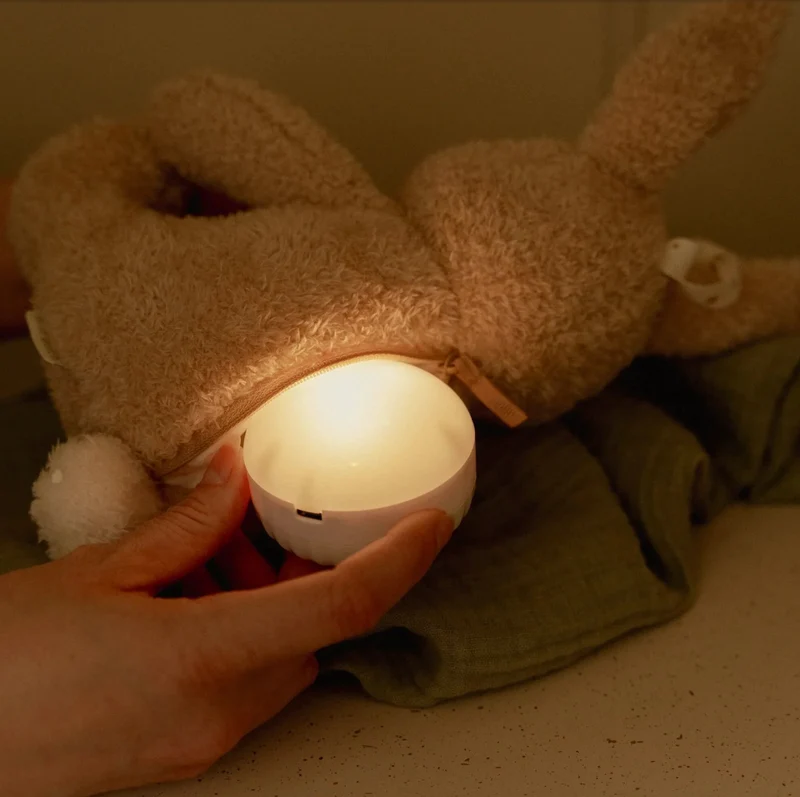 Peluche à bruits blancs Lapin | Newborn Neutrals