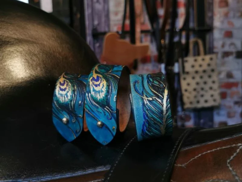 Bracelet Plume de paon