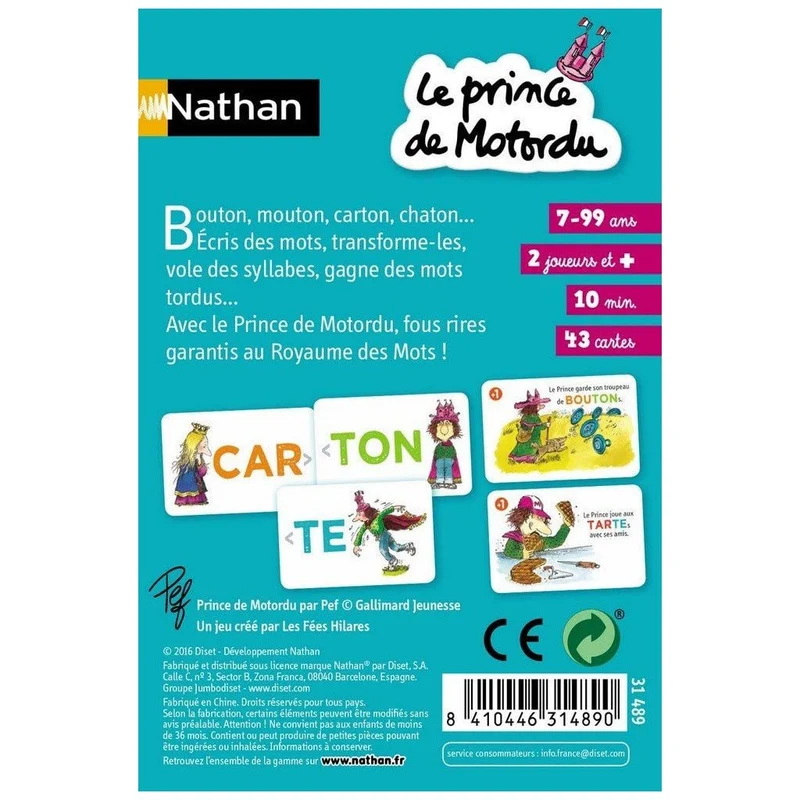 Jeux de Cartes : Le Prince de Motordu