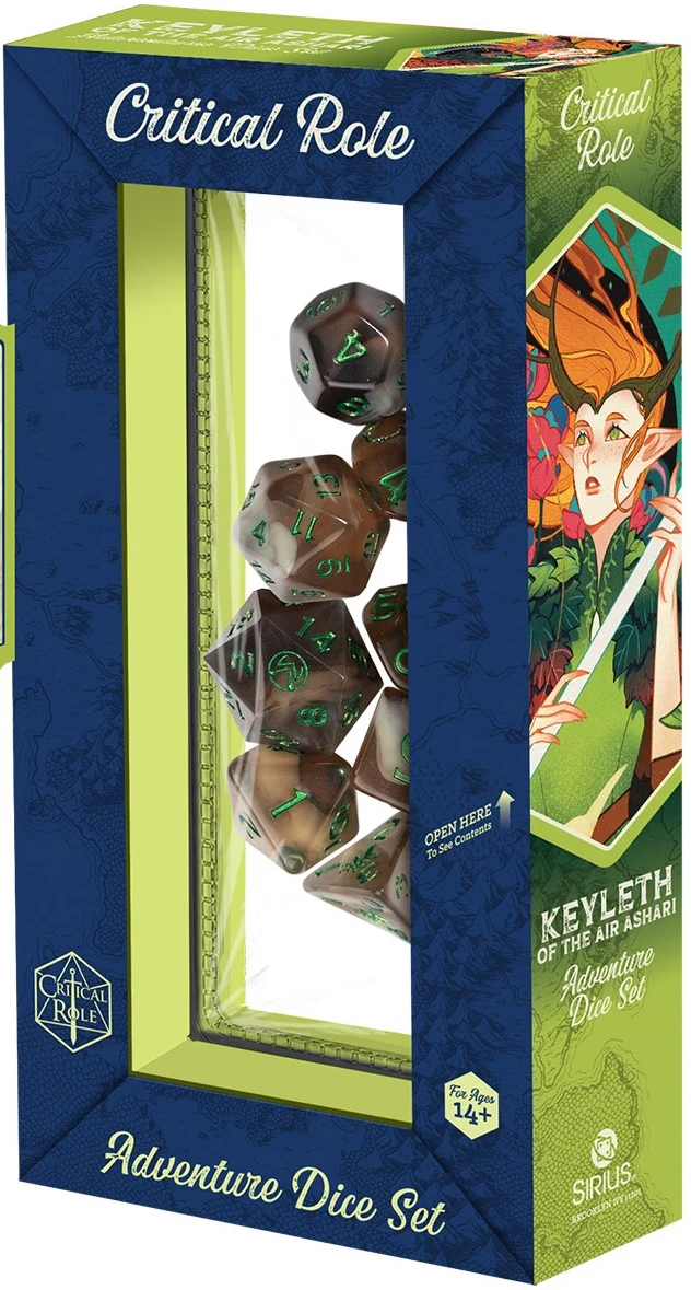 SIRIUS DICE - VOX MACHINA ADVENTURE DICE - KEYLETH