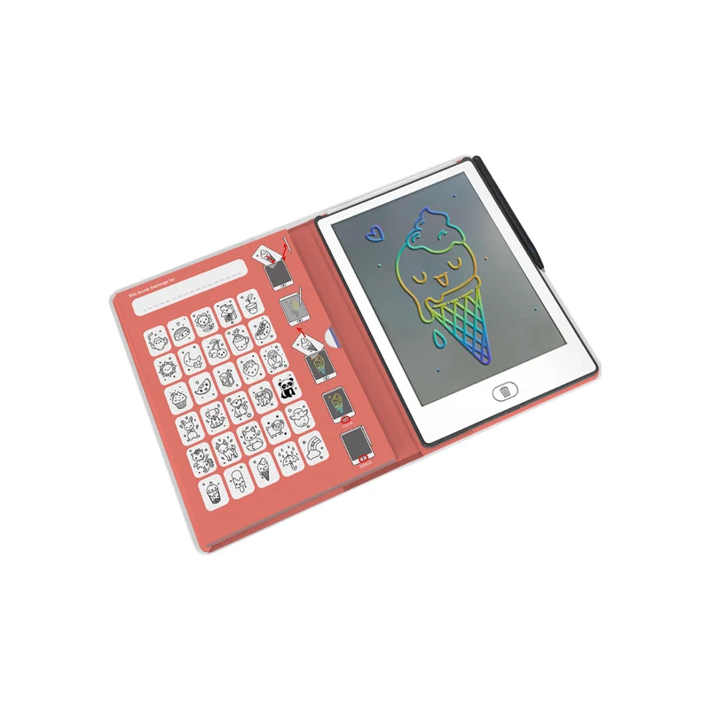 Tablette à Dessin Kidydraw 30 dessins - Kawai