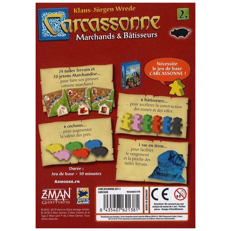 Carcassonne : Marchands Et Bâtisseurs (Ext.2)