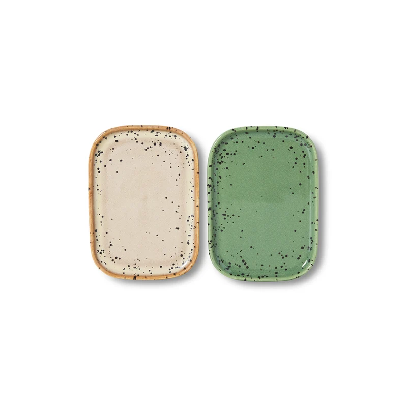 Lot de 2 Plateaux S 70s Crayon