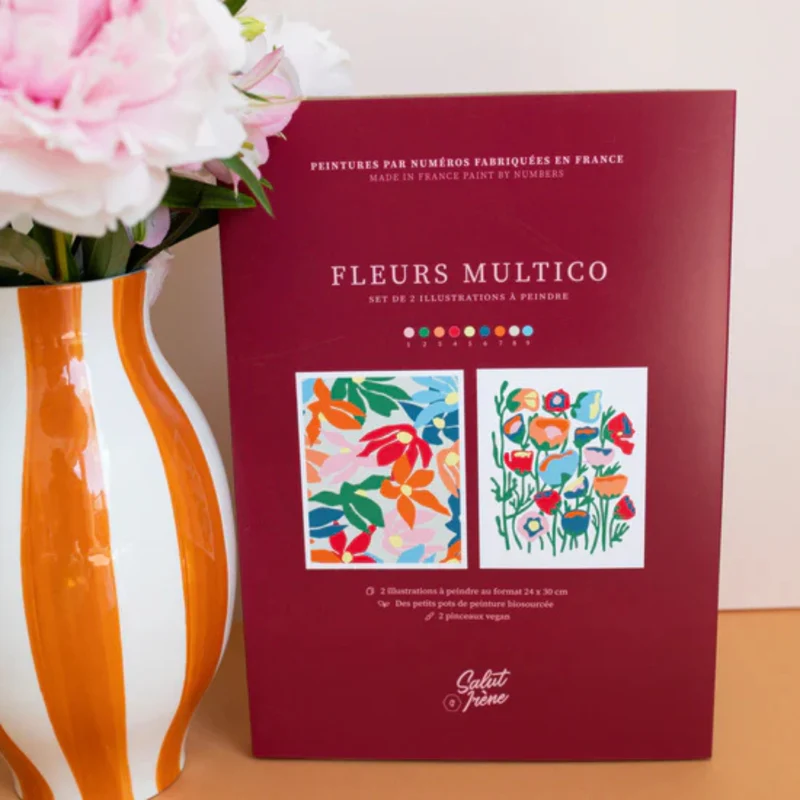 Set de peinture - Fleurs Multico